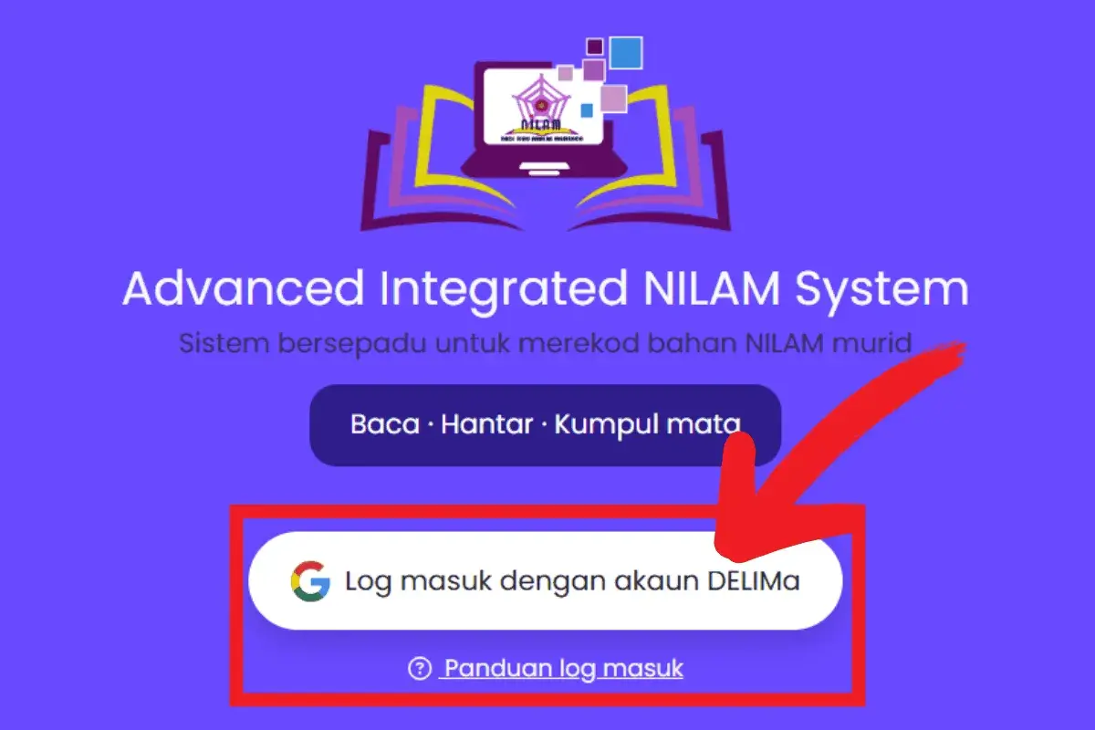 Log Masuk dengan Akaun DELIMa